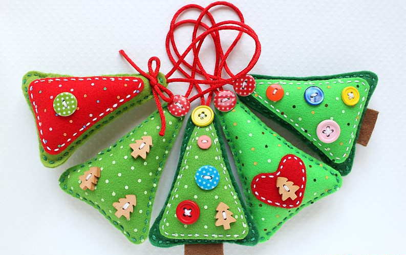 Новогодние игрушки своими руками: 45 идей красивых и оригинальных украшений